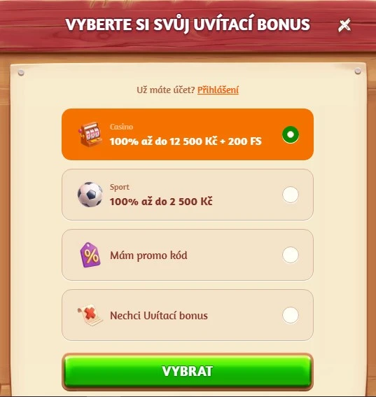 billybets casino registrace